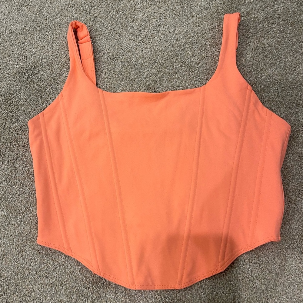 reoria corset crop top